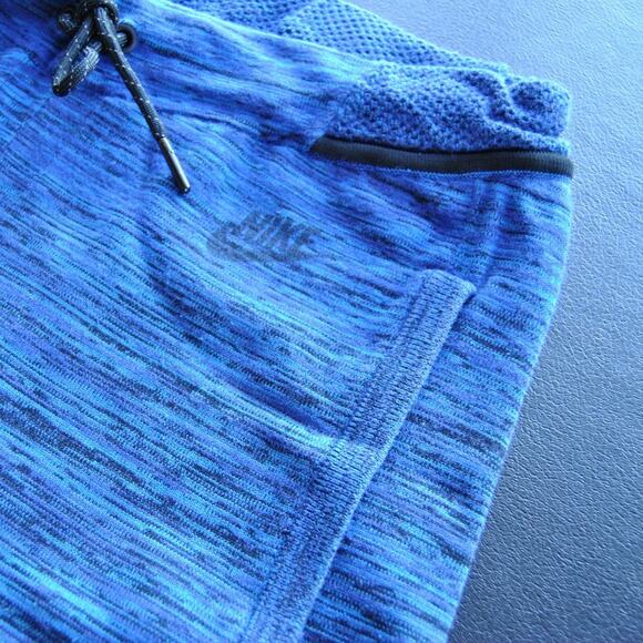 Nike Small Blue Sweat Shorts w/ Drawstring - Picture 2 of 5